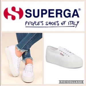 Superga Acot Linea Sneaker {White} 39/8.5
